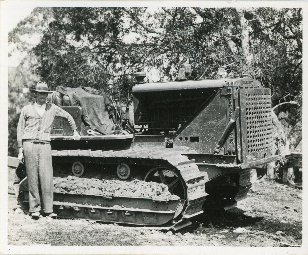 Logging tractor, 1936