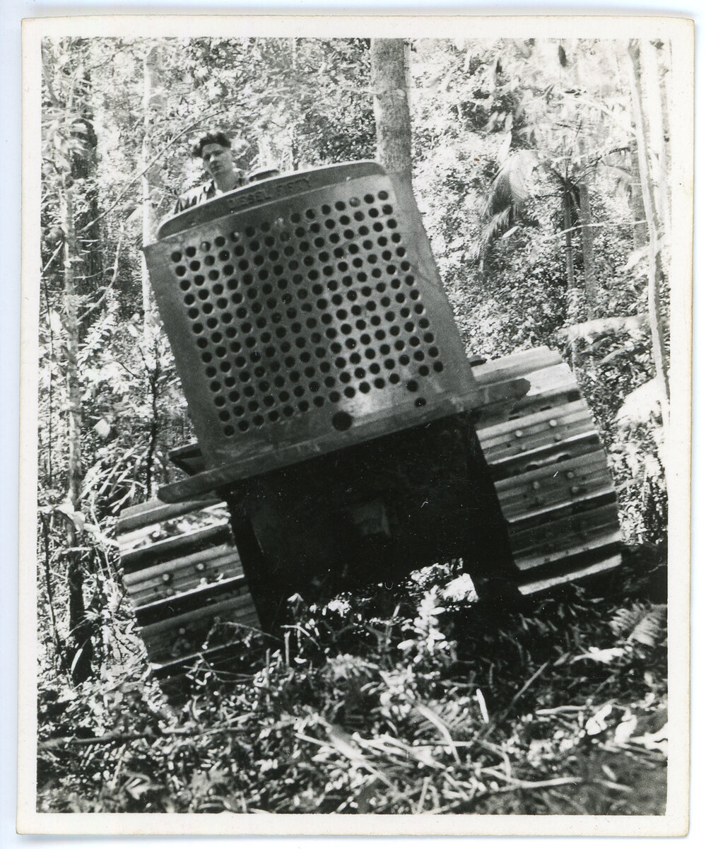 Diesel fifty logging tractor, 1936