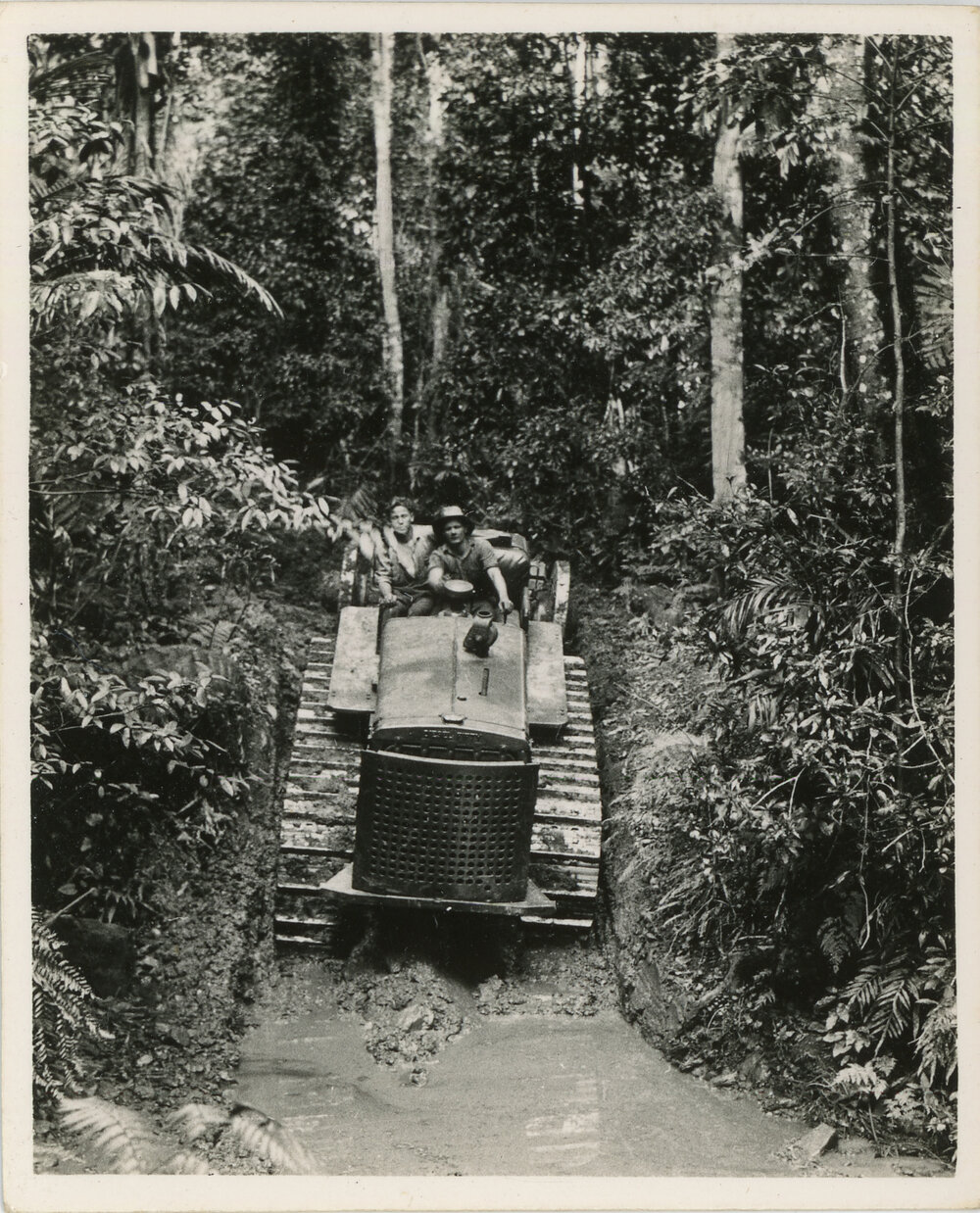 Diesel fifty logging tractor, 1936