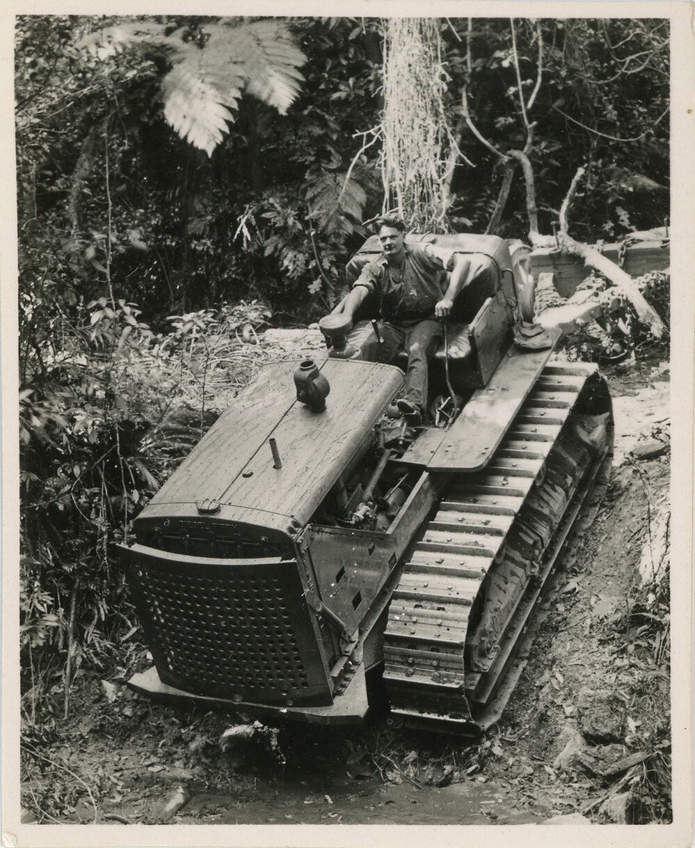Caterpillar diesel fifty logging tractor, 1936