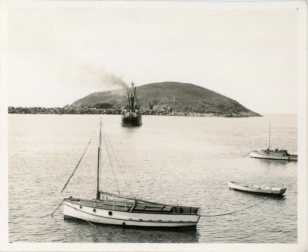 Boats in the harbour, 1936