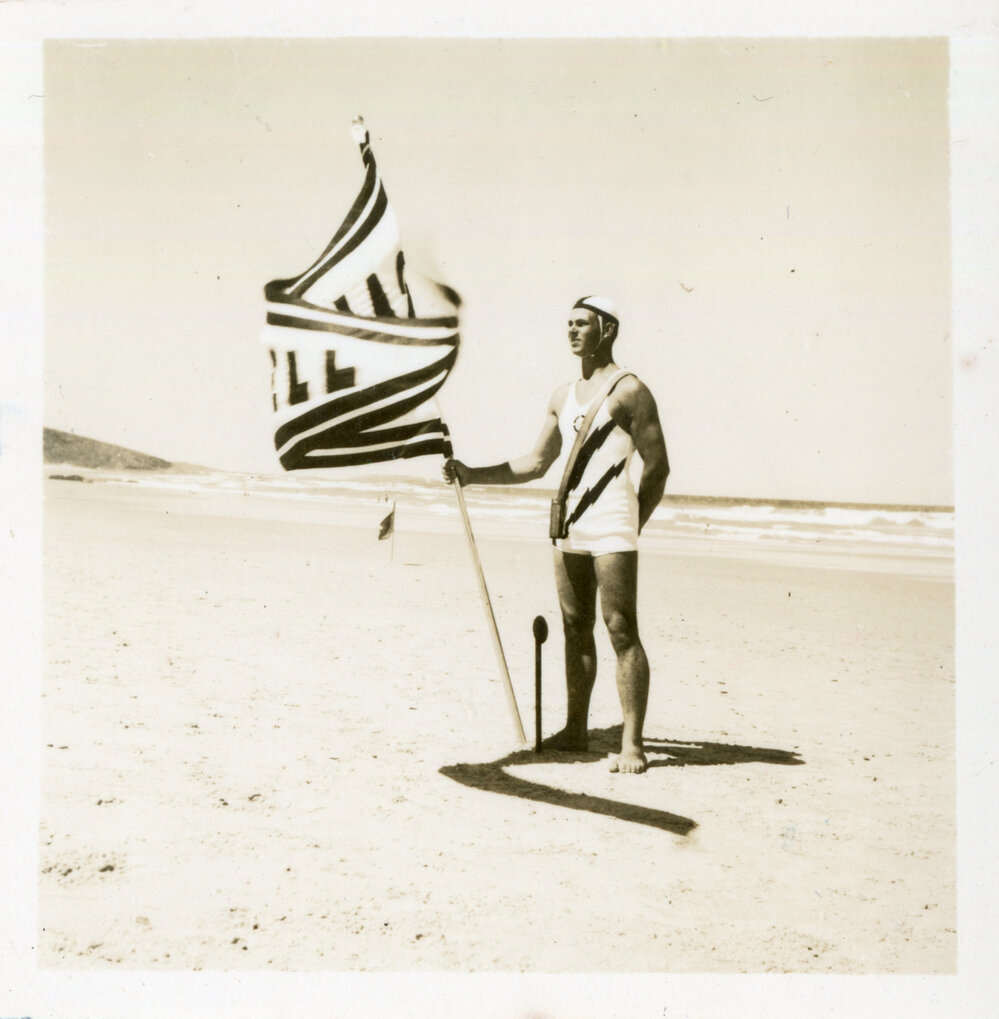 Captain of the Sawtell Surf Life Saving team