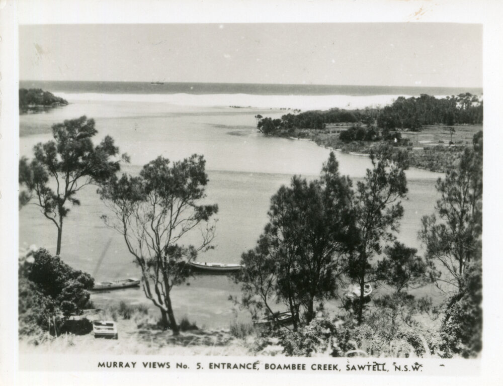 Boambee Creek entrance, 1930s