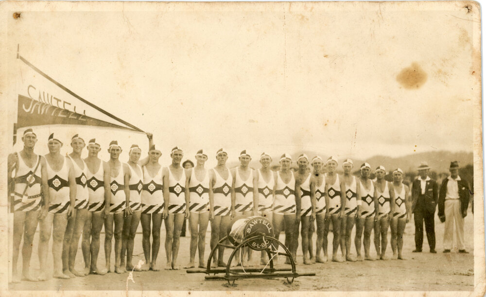 Sawtell surf-lifesaving team, 1931 - 1936