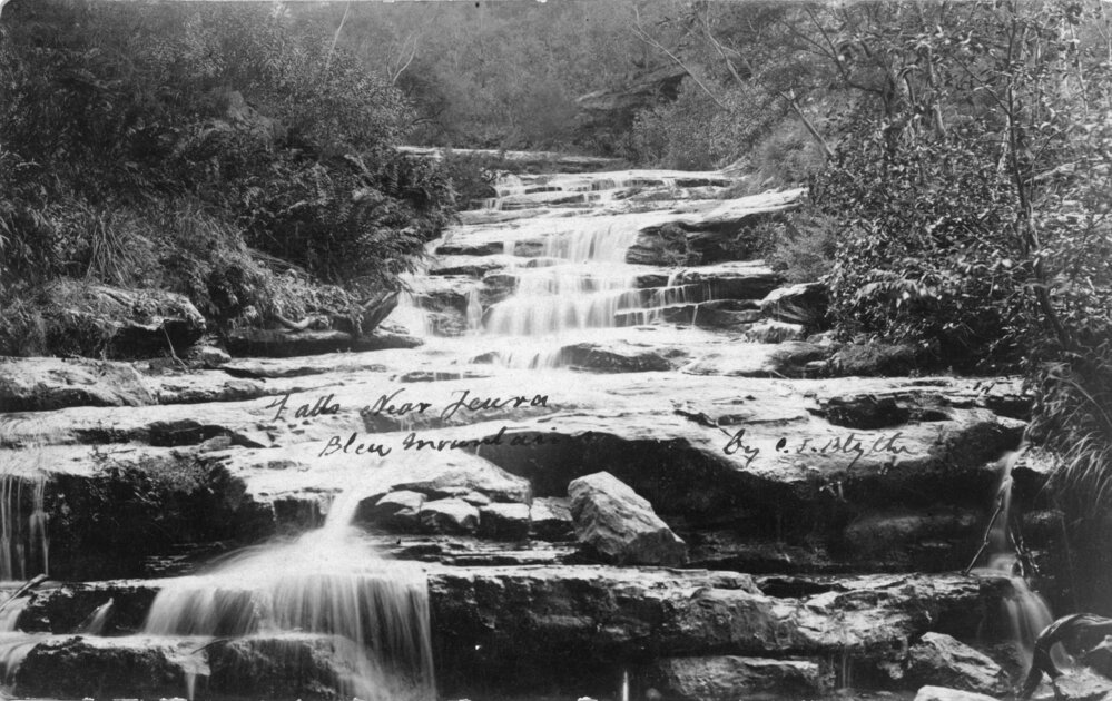 A waterfall near Leura, c. 1907