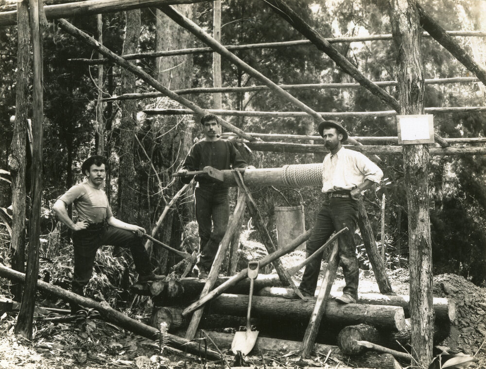 Miners at Bucca Creek, 1898