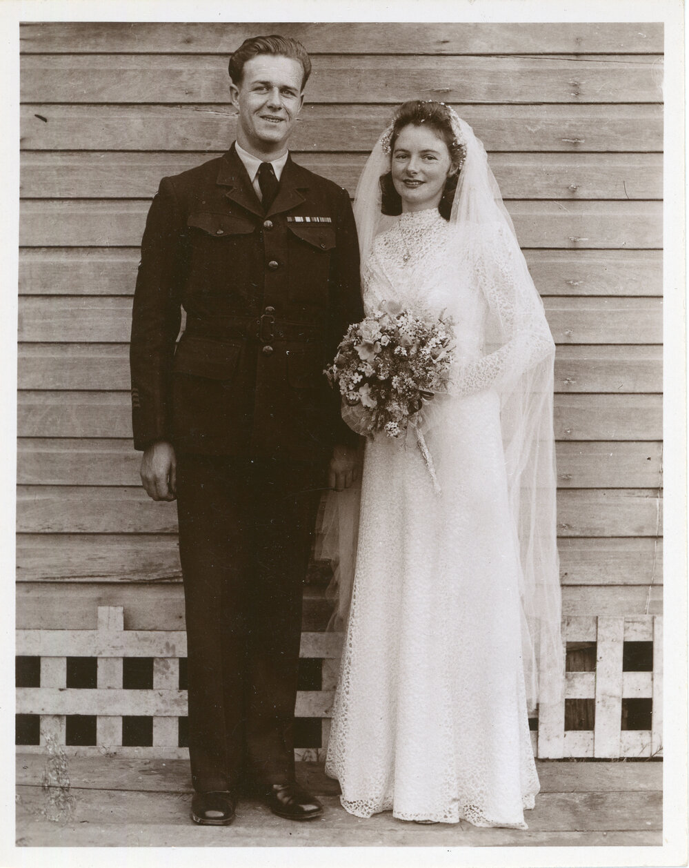The wedding of Douglas McMillan and Ruthetta Maston, 29 June 1946