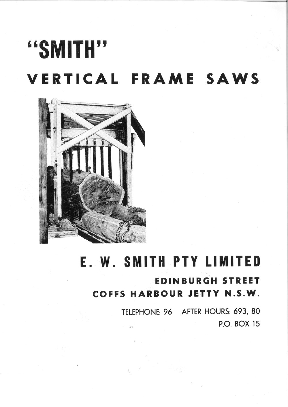 "Smith" Vertical Frame Saws