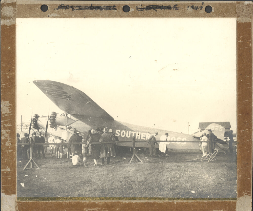 Charles Kingsford-Smith's aeroplane the 'Southern Cross', June 1933 