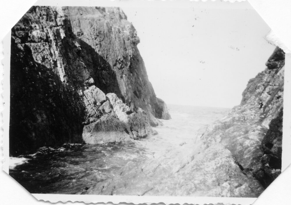 South Solitary Island boat passage, early 1950s