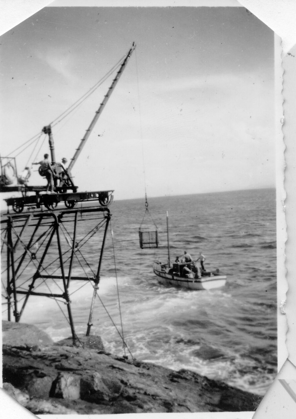 South Solitary Island jetty and transfer system, 1951