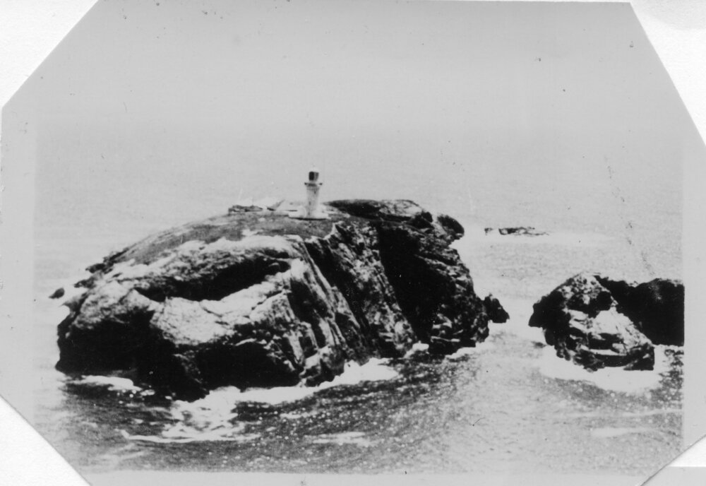 South Solitary Island lighthouse, early 1950s