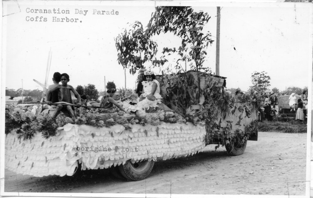 Indigenous children in the Coronation Parade, 2 June 1953