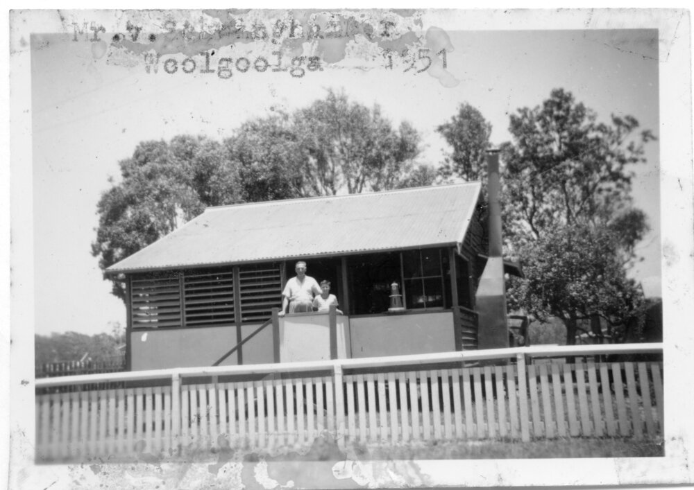Replica of the 42nd Australian Infantry Force cottage, 1 January 1953