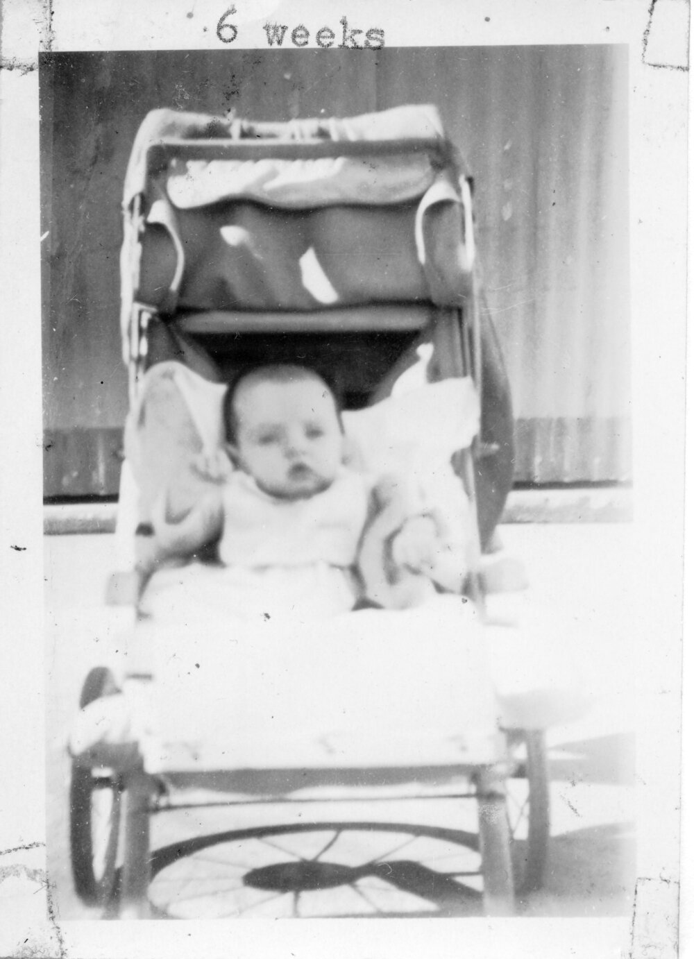 Baby Linda Hobman on South Solitary Island, 1952