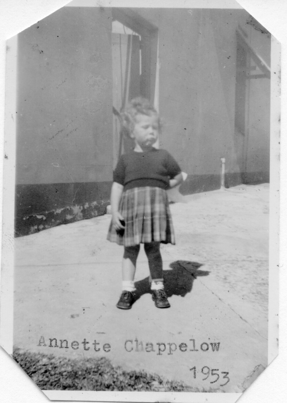 Annette Chappelow on South Solitary Island, 1953