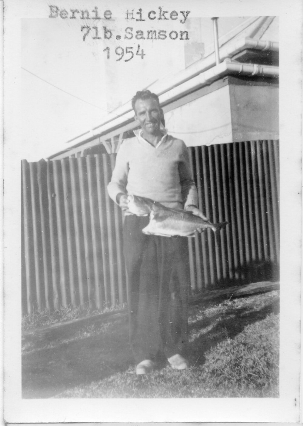 Assistant Lightkeeper Bernie Hickey, 1954