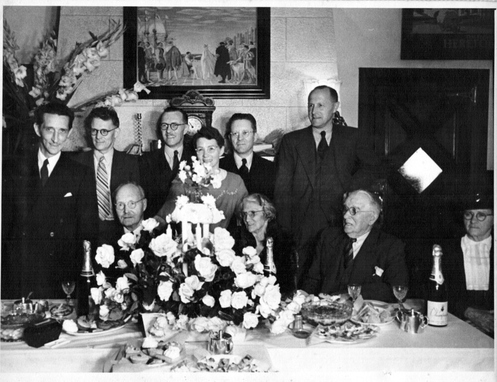 Celebrating the Golden Wedding Anniversary of Patrick and Barbara Fowler, 4 December 1946 