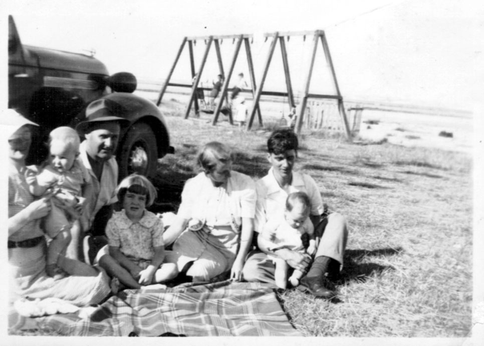 At Morgo Street park, 1941 