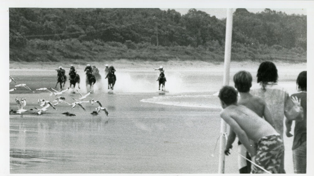 Beach picnic races, early 1990s