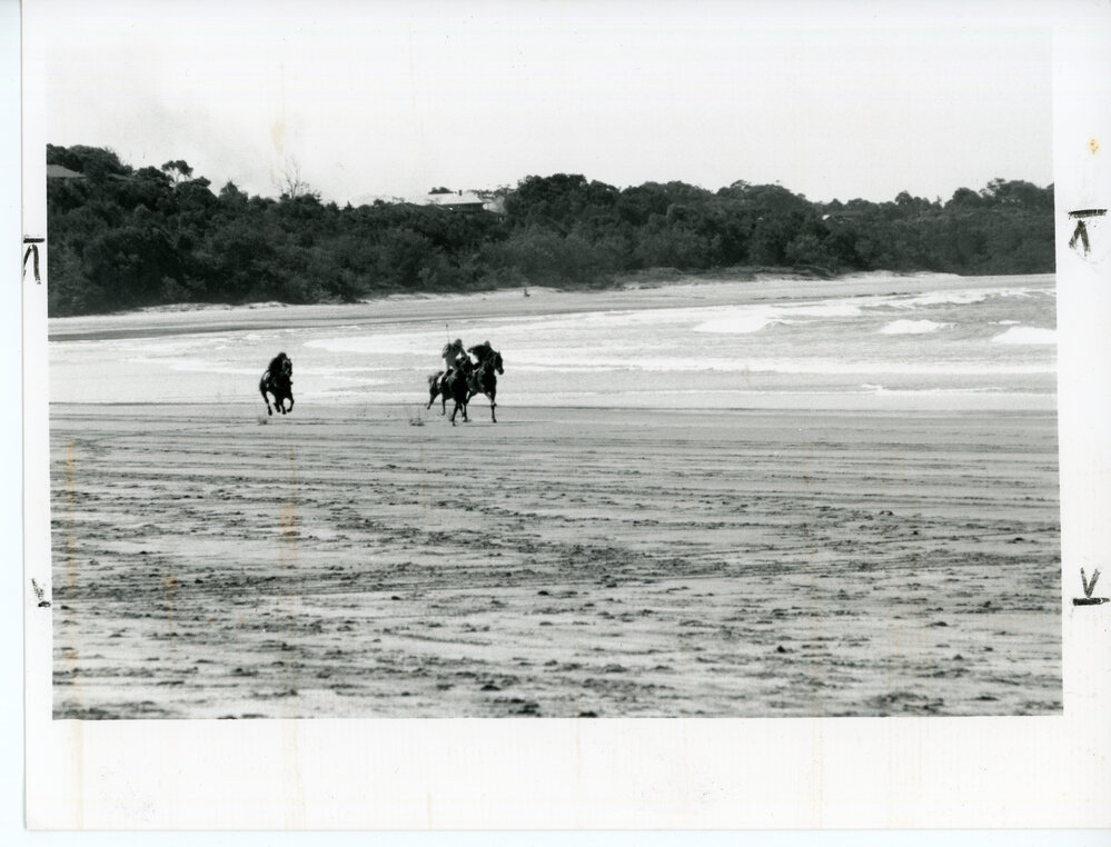 Beach picnic races, early 1990s