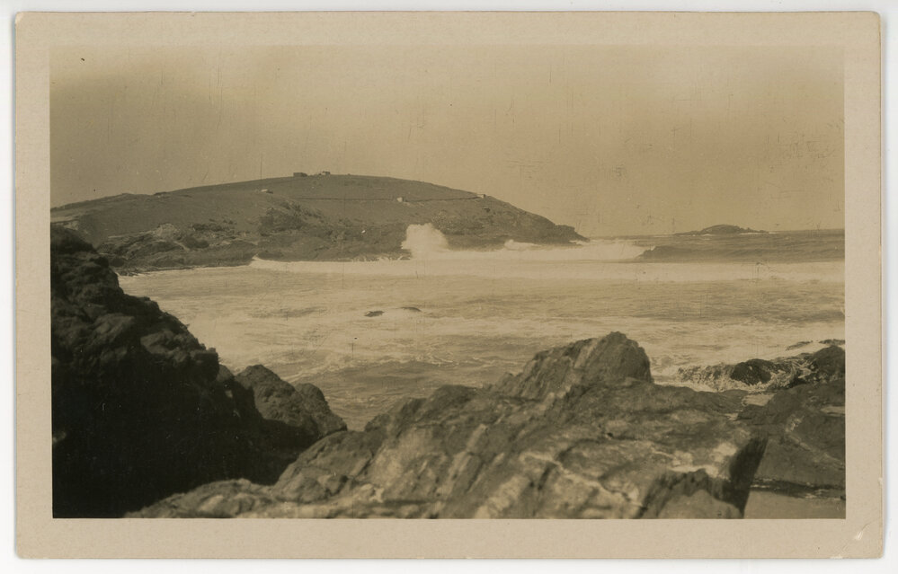 Coastal scene, 1940s