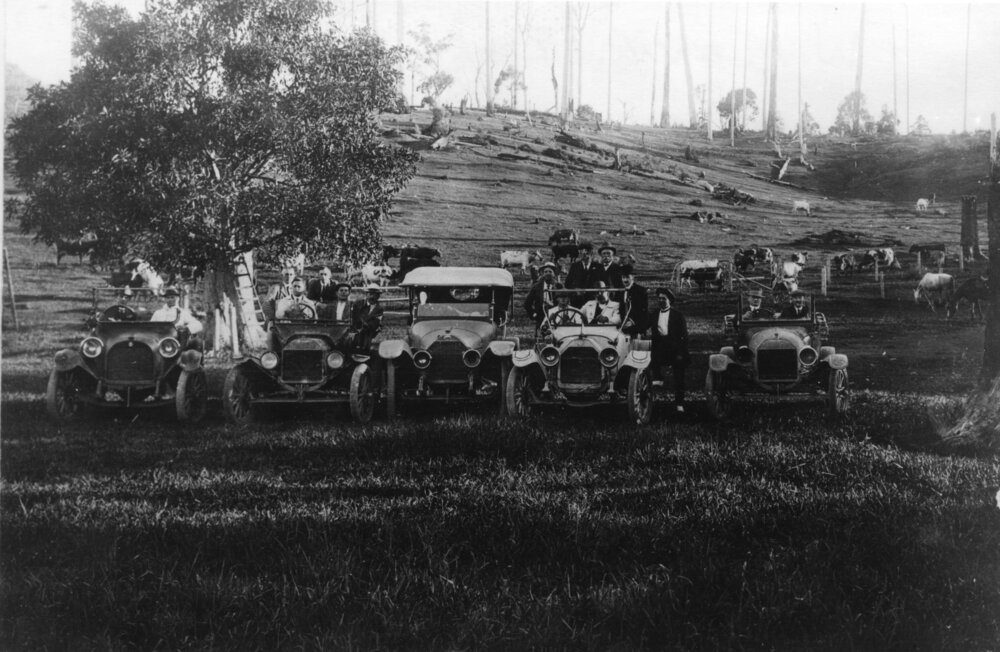 Local farmers at a Field Day on William Mann's farm, November 1916