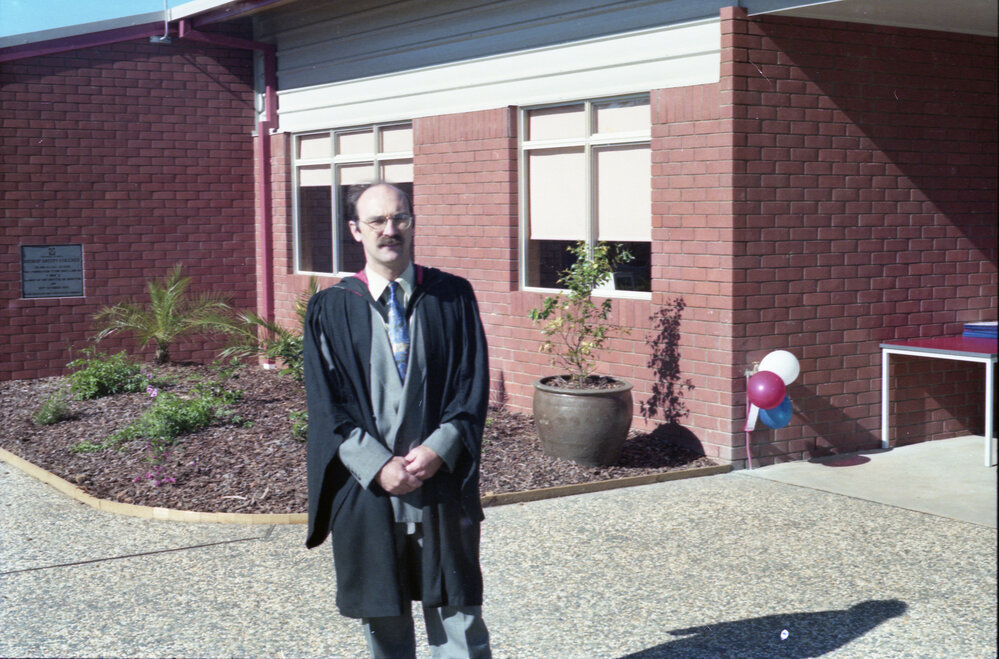Staff at the opening of Bishop Druitt College, 13 July 1994 