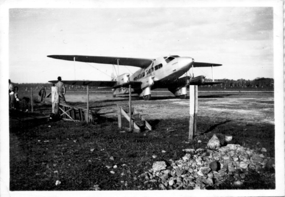 At the Coffs Harbour Aerodrome, 1930s