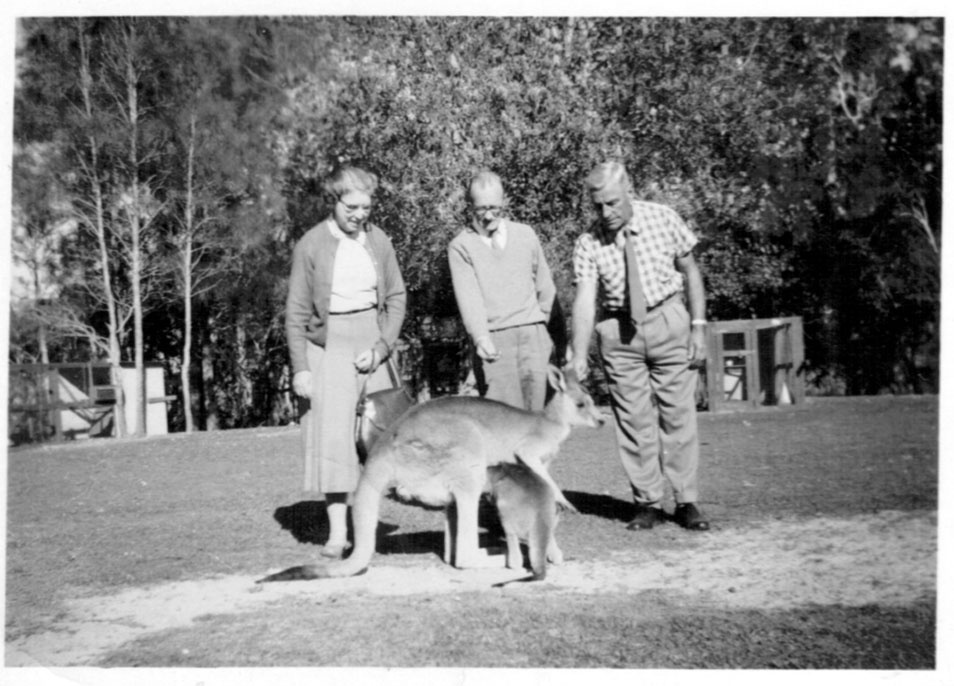 Jimmy and Forrest Fowler with Allan McKean, 1950s 