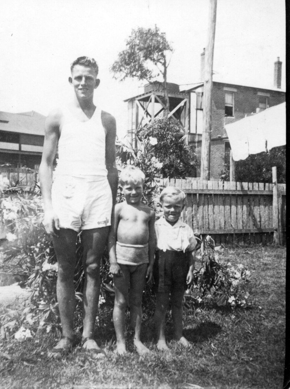 Jim and Arty Cockbain with D. Tyson