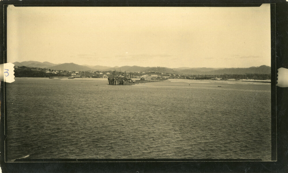 View of the Jetty from Mutton Bird Island, 1925