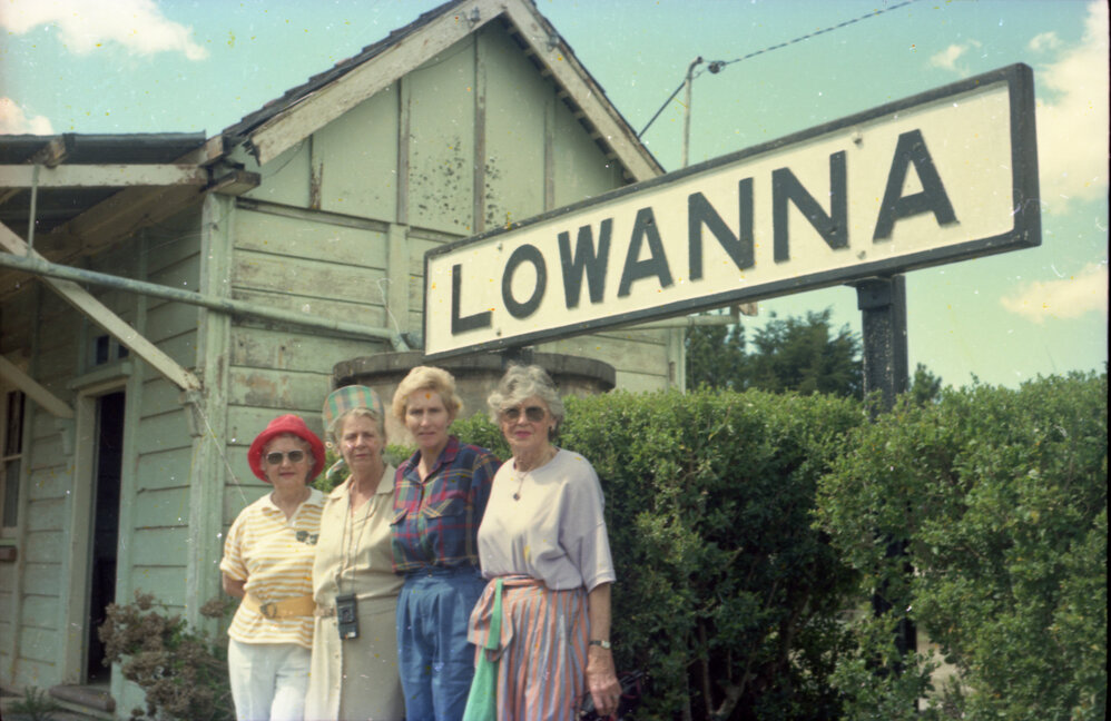 Lowanna Railway Station, 14 April 1986