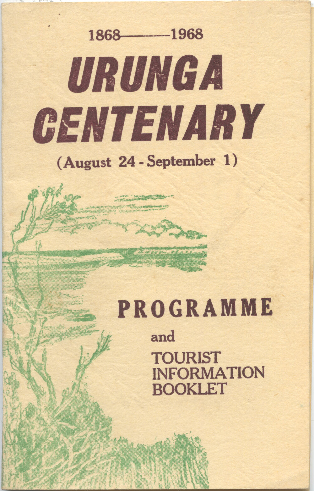 Urunga Centenary 1868-1968 Programme and Tourist Information Booklet