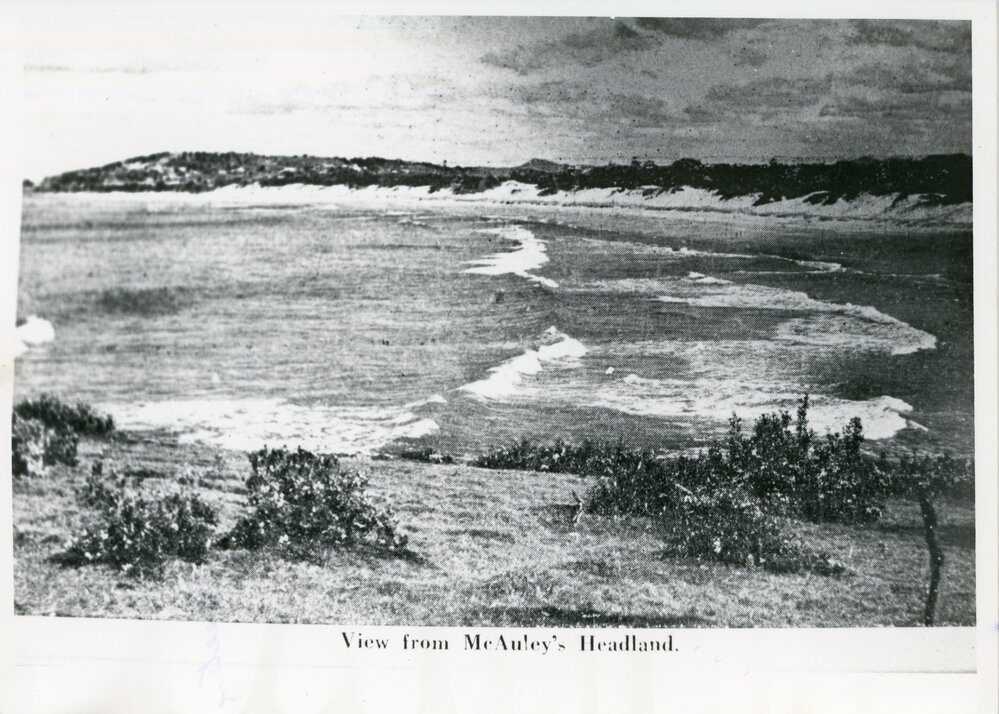 Park Beach from Macauleys Headland, c.1930