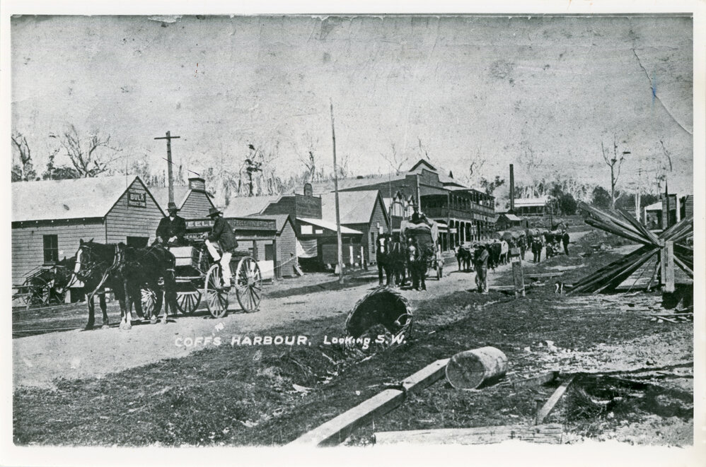 Ocean Street at Coffs Harbour Jetty, c.1908