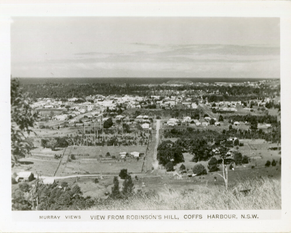 View of Top Town from Robinson's Hill, c.1930s