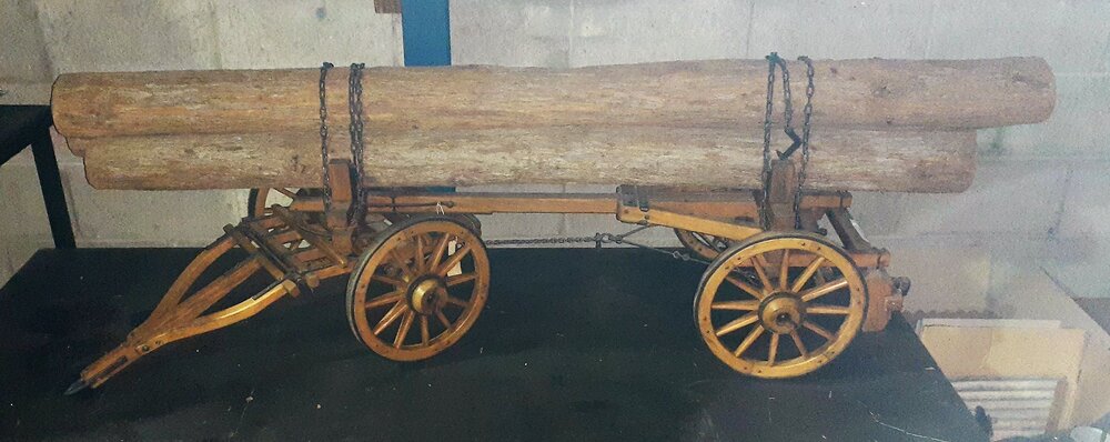 Model Logging Wagon