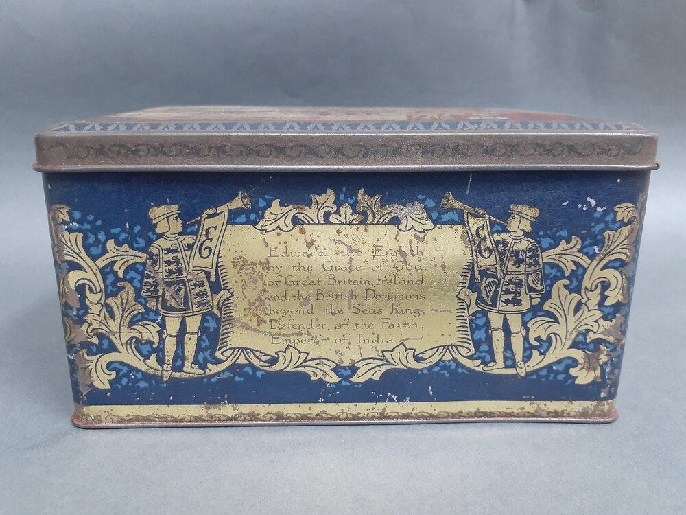 Commemorative Biscuit Tin, 1936
