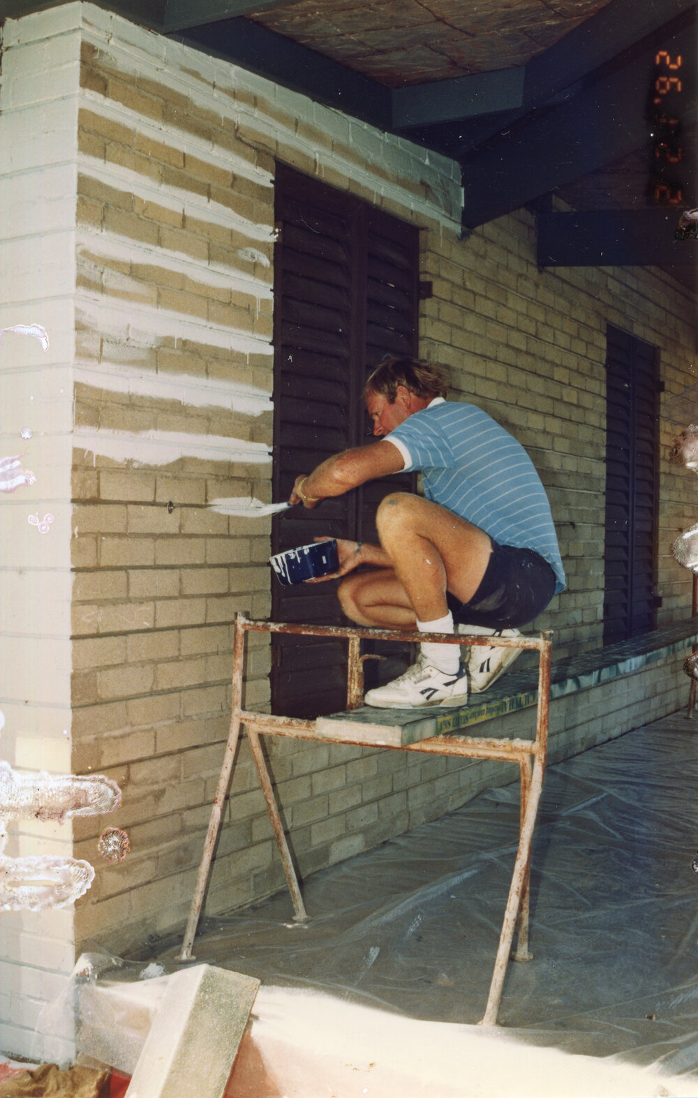 A working bee to paint the Historical Society's Museum, 15 August 1992