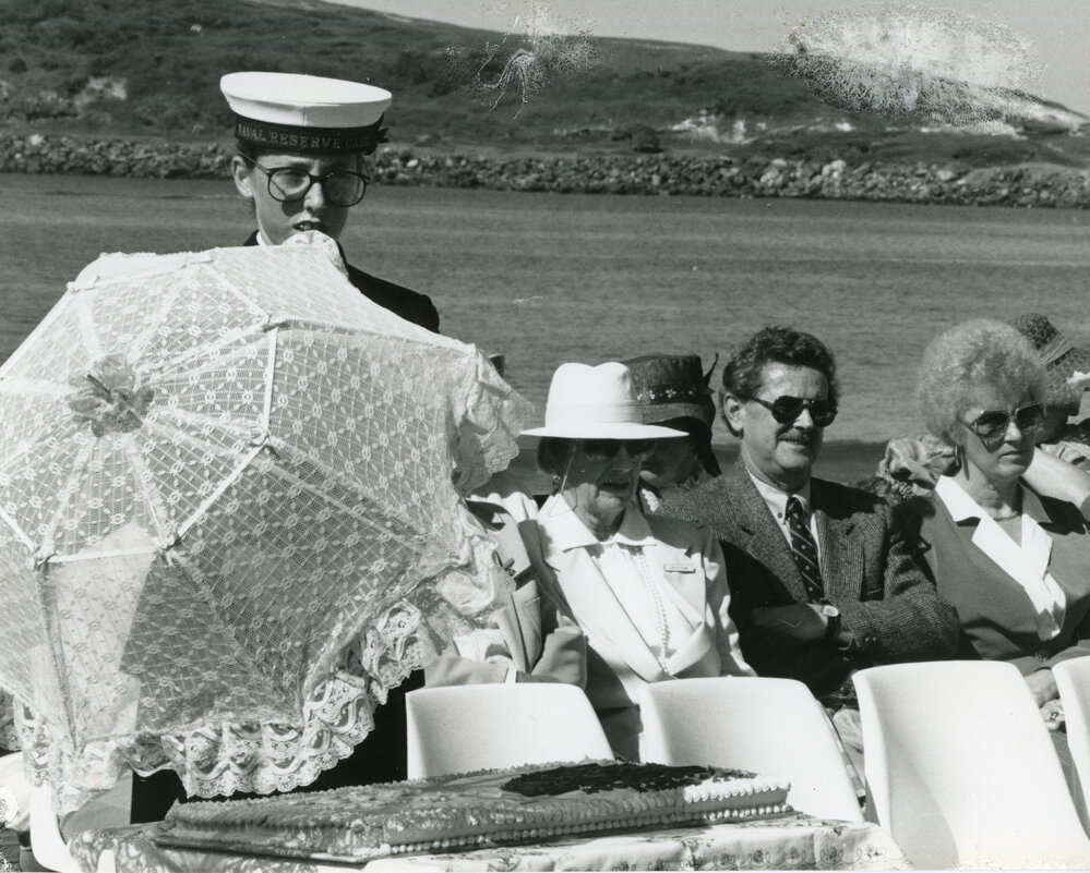 Guests at the Centenary celebrations for Coffs Harbour Jetty, 2 August 1992