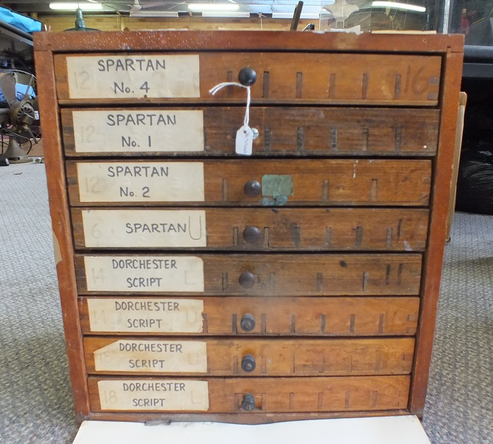 Type Case Cabinet