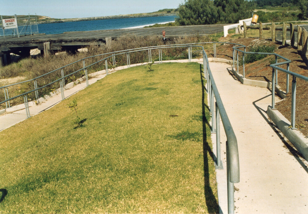 Ramp at Jetty Beach, early 1990s