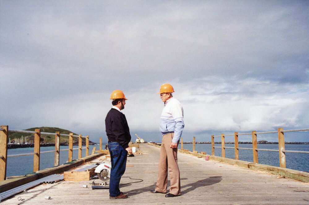 Jetty upgrade, early 1990s