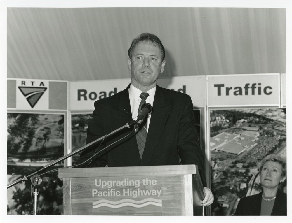 Opening of the Pacific Highway upgrade, August 2000