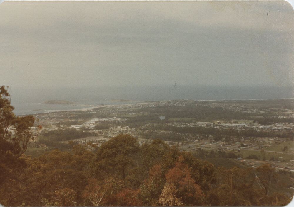View of the city from Roberts Hill, 22 October 1980