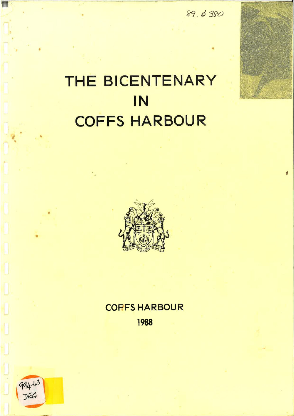 The Bicentenary in Coffs Harbour