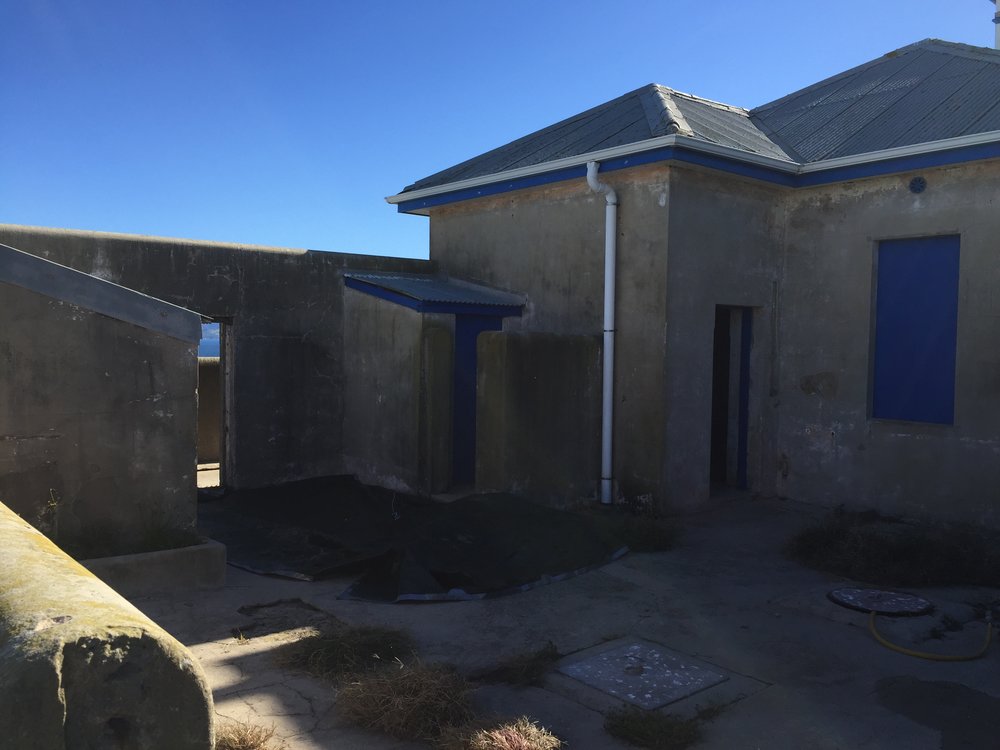 Inside view of the courtyard of the northern cottage, 8 May 2019