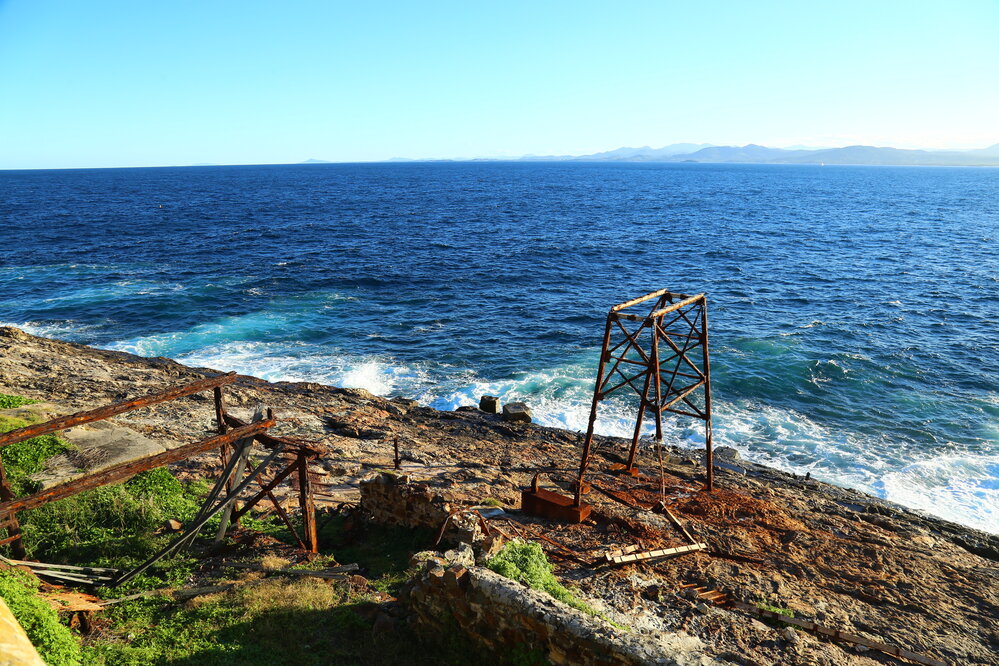 Remains of the Lighthouse gantry, 6 May 2019