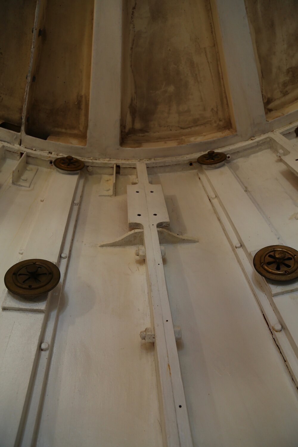 The interior wall of the South Solitary Lighthouse, 6 May 2019